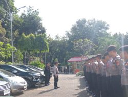 Polsek Metro Gambir Kerahkan 156 Personel untuk Amankan Unjuk Rasa di Sapta Pesona