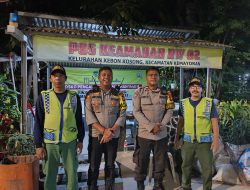 Perwira Pengendali Bersama Piket Bhabinkamtibmas Melaksanakan Kegiatan Patroli dan Sambang Satkamling