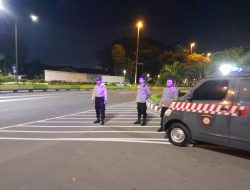 Dalam Menjaga Kondusifitas Wilayah Polsek Kemayoran Melakukan Kegiatan Strong Point Malam Hari