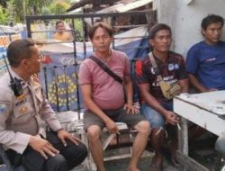 Bhabinkamtibmas Cempaka Putih Timur Sambangi Warga Sampaikan Imbauan Kamtibmas
