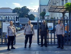 Pengamanan Kegiatan Ibadah di Gereja Katedral Sawah Besar