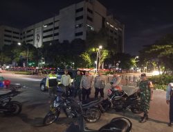 Tiga Pilar Sawah Besar Lakukan Patroli Gabungan Cegah Gangguan Kamtibnas