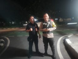 Sambangi Pos Satkamling RW 01, Sampaikan Imbauan Kamtibmas