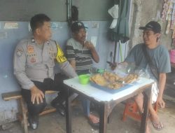 Bhabinkamtibmas Tanah Tinggi, Polsek Johar Baru Sambang Ketua RW 02, Sampaikan Pesan Kamtibmas