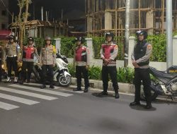 Patroli Cipta Kondisi Mobile dan Strong Points Pagi Hari Polsek Johar Baru, Antisipasi Gangguan Kamtibmas Rawan Tawuran