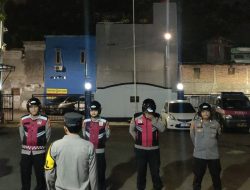 Kanit Intelkam, Pimpin Apel Patroli Cipta Gabung Piket Fungsi di Halaman Mapolsek Johar Baru