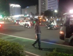 Patroli Tiga Pilar Menteng Antisipasi Kerawanan Dan Kejahatan Jalanan Di Kawasan Bundaran HI