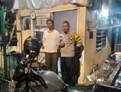 Bhabinkamtibmas Kelurahan Duri Pulo Sambangi Pos Kamling RW 02 untuk Tingkatkan Kamtibmas