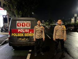 Polsek Senen Patroli Kewilayahan Antisipasi Gangguan Kamtibmas dan Tawuran Warga.