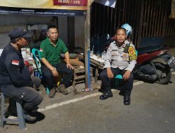 Ngobrol Santai Bareng Bhabinkamtibmas Pasar Baru Tegaskan Pentingnya Keamanan Lingkungan