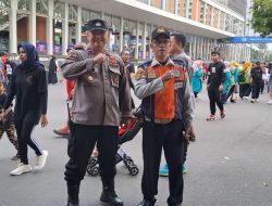 Kapolsubsektor Sarinah Pemantauan Olahraga Pagi Di Car Free Day Perempatan Sarinah