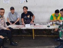 Bersama Babinsa Bhabinkamtibmas Campaka Putih Timur Sampaikan Imbauan Kamtibmas