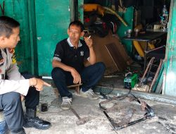 Bhabinkamtibmas Kelurahan Kebon Kosong Sambangi Pelaku UMKM Di Wilayah Binaannya