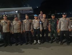 Di Perbatasan Jembatan Menteng Tenggulun Tiga Pilar Menteng Antisipasi Kerawanan Malam Hari