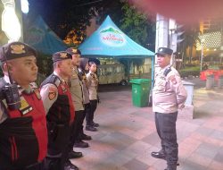 Patroli Penolong Gabungan Polsek Menteng Hadir Bersama Di Jalan Mh Thamrin
