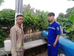 Kapolsubsektor Ahmad Yani Lakukan Pengecekan Rumah Pompa Air Pasca Hujan