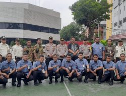 Pimpin Apel Satpam Di Kemensos RI, Kapolsek Ajak Ciptakan Kamtibmas Yang Aman Kondusif