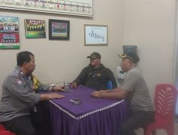 Bhabinkamtibmas Kelurahan Harapan Mulia Melaksanakan Kegiatan Patroli Dan Sambang Poskamling