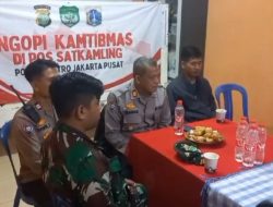 Melalui Ngopi Kamtibmas Kita Ciptakan Situasi Kondusif Di Wilayah Cikini Dan Sekitarnya