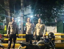 Patroli Dini Hari Dan Strong Point Kelurahan Kramat, Samapta Polsek Senen