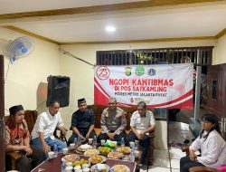 Melalui Ngopi Kamtibmas Kanit Binmas Dan Bhabinkamtibmas Jalin Komunikasi Dengan Warga Rw 10 Menteng