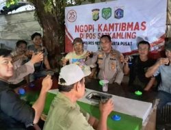 Polsek Cempaka Putih Gelar Ngopi Kamtibmas, Pererat Sinergi dengan Warga