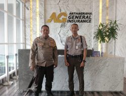 Proaktif Bhabinkamtibmas Karang Anyar Edukasi Satpam Bank Artha Graha