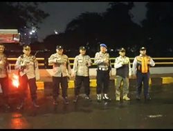 Patroli Tiga Pilar Antisipasi Kerawanan Di Jembatan Menteng Tenggulun