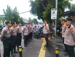 Kapolsek Sawah Besar Pimpin Apel Pengamanan Konvoi Indonesia Peace Majelis AQL