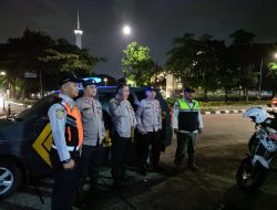 Patroli Malam Tiga Pilar Sawah Besar Bersinergi Guna Jaga Kamtibmas