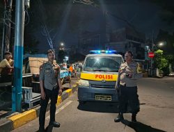 Polsek Senen Patroli Dini Hari Antisipasi Tawuran Warga Dan Harkamtibmas