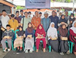 Kegiatan Peduli Sosial, Santunan Anak Yatim dan Duafa oleh Bhabinkamtibmas Kampung Rawa, Ketua RW 07 dan LSM Masyarakat Perkotaan