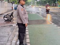 Pengaturan Arus Lalu-lintas Pagi Hari Di Sawah Besar