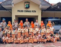 Polisi Sahabat Anak Polsek Cempaka Putih Terima  Outing Class Dari Sekolah Paud Sakura