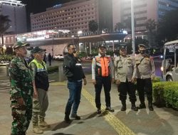 Kehadiran Patroli Tiga Pilar Menteng Untuk Antisipasi Kerawanan Di Kawasan Bundaran HI