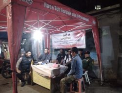 Bhabinkamtibmas Cikini Bersama Warga Pemantauan Perbatasan Kwitang Kalipasir Antisipasi Ribu Warga