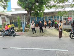 Patroli Siang Hari Bhabinkamtibmas Gunung Sahari Utara Antisipasi Tawuran Pelajar