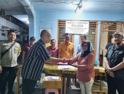 Demokrasi Lingkup RW Bersama Bhabinkamtibmas Gunung Sahari Utara