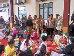 Polres Metro Jakarta Pusat Gelar Bakti Kesehatan Lapangan Untuk Korban Kebakaran Kebon Kosong