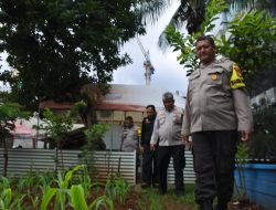 Polsek Metro Gambir Ikuti Penanaman Jagung Serentak 1 Juta Hektar secara Virtual
