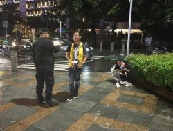 Antisipasi Kerawanan Malam Hari Oleh Patroli Tiga Pilar Menteng Di Kawasan Bundaran HI