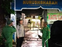 Bhabinkamtibmas Kelurahan Kebon Kosong Monitoring Sikamling Rw.03