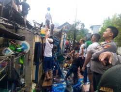 Kapolsek Sawah Besar Turun Langsung Pastikan Penanganan Pristiwa Kebakaran