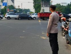 Pelayan Pagi Hari Unit Samapta Polsek Sawah Besar Di Sepanjang Jl Gunung Sahari Raya