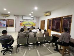 Kapolsek Kemayoran Pimpin Anev Mingguan