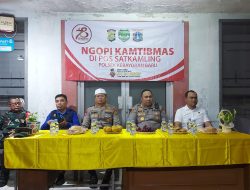 Dirbinmas Polda Metro Jaya Gelar Ngopi Kamtibmas di Pos Kamling Gandaria Utara