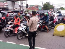 Patroli Pagi Kapolsubsektor Tanah Tinggi dan Pengaturan Lalu Lintas di TL Galur, Jalan Letjend Suprapto