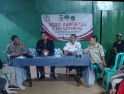 Kapolsek Sawah Besar Gelar Ngopi Kamtibmas Di Kelurahan Mangga Dua Selatan