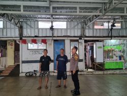 Bhabinkamtibmas Karet Tengsin Cooling System Kewilayahan Sambangi Tokoh Masyarakat RW 07