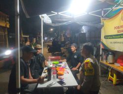 Patroli Dan Sambang Pos Satkamling, Babinkamtibmas Ajak Warga Aktif Jaga Kamtibmas